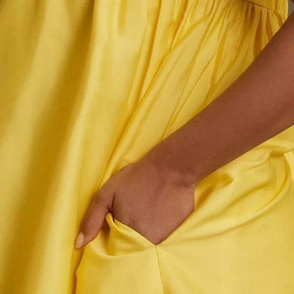 ANTHROPOLOGIE Pinnacle by Shruti Sancheti Square Neck Babydoll Maxi Dress XS NWT - Picture 3 of 13